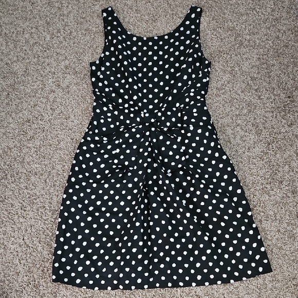 Polka Dot Sleeveless Dress - Picture 1 of 2